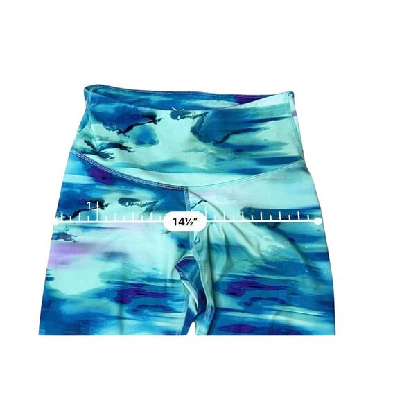 Old Navy Leggings & Bra Bralette Set SMALL Cosmic Abstract Gym Pilates Workout - Picture 4 of 15